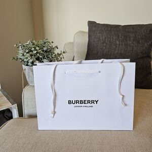 Brand new Burberry empty shopping bag